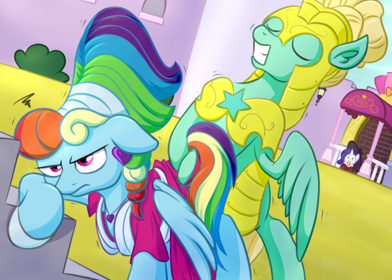 Pony Rainbow Dash and Fluttershy Sex