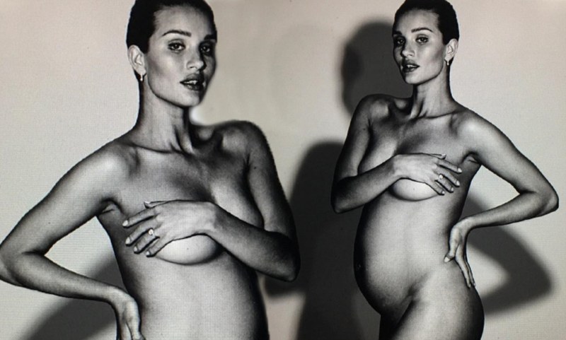 Rosie Huntington Toples