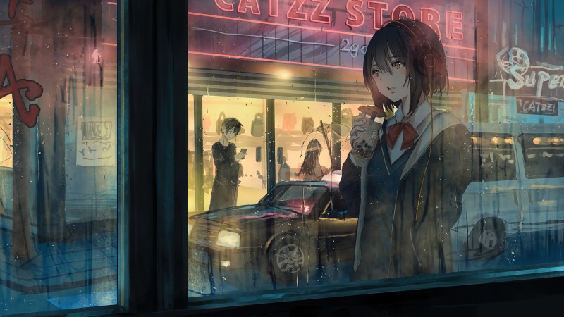 Lofi anime rain