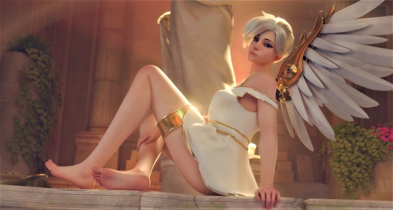 Mercy Overwatch 3D