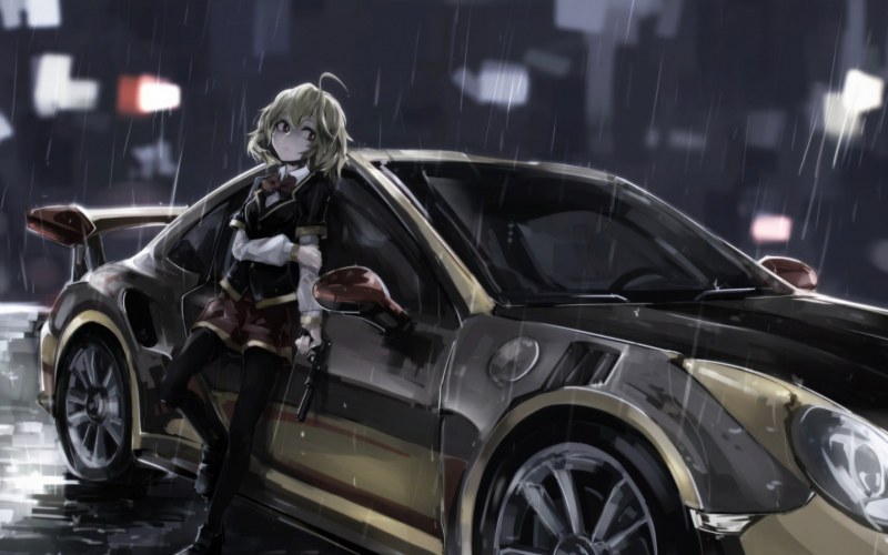 Anime of the car