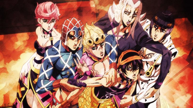Incredible adventures of Jojo Golden Wind
