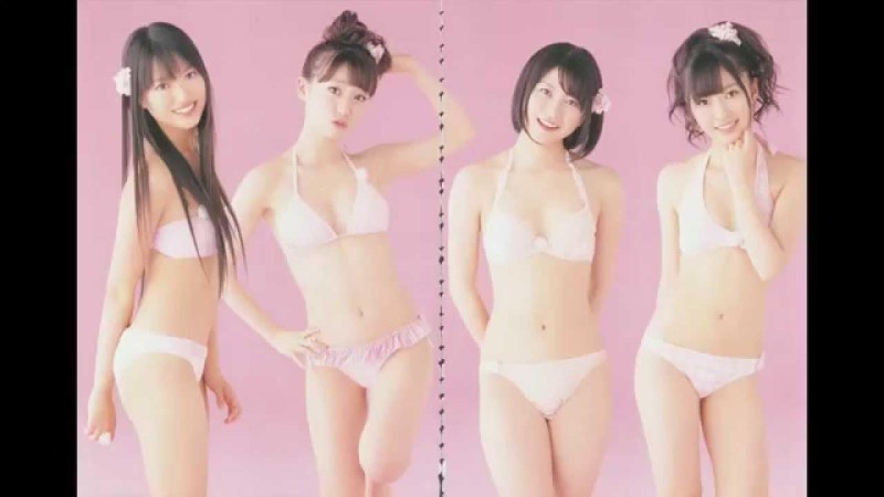 Japanese girls are dressed and undressed