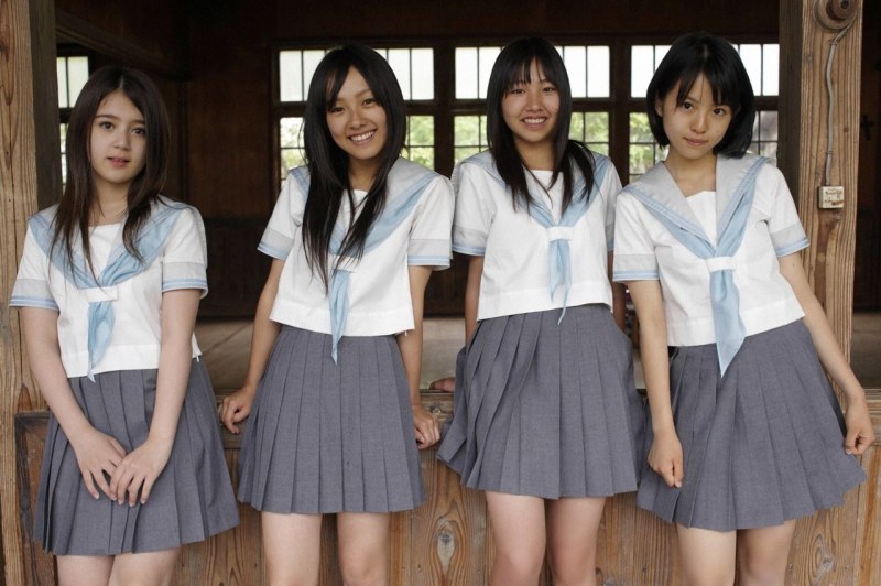 Japanese girls schoolchildren yu