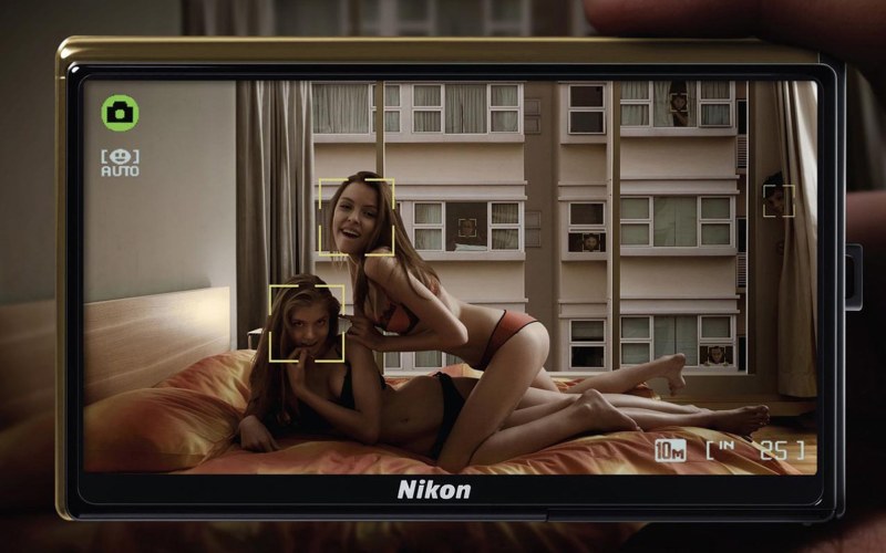 Creative advertising of the camera