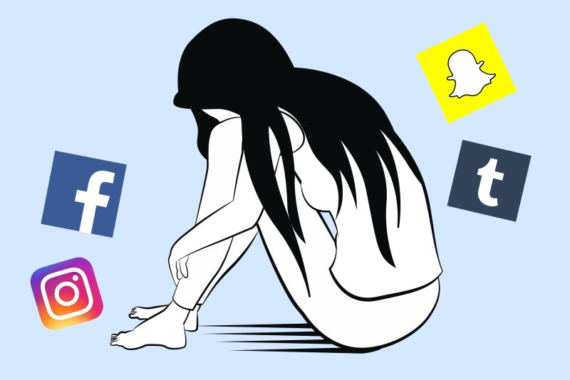 Girl with a full -length camera