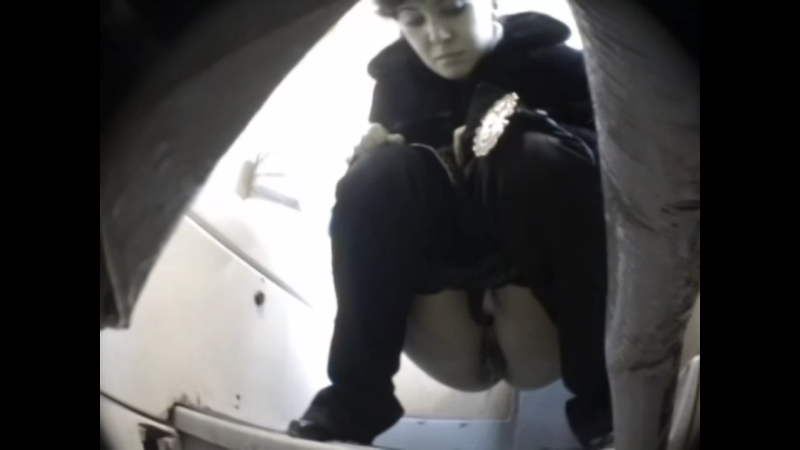 Hidden camera in women's toilet
