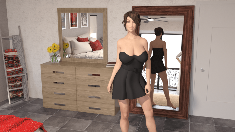 Hidden video surveillance behind his wife