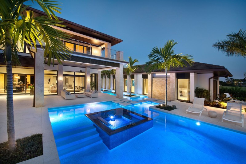 Beautiful villas with a pool