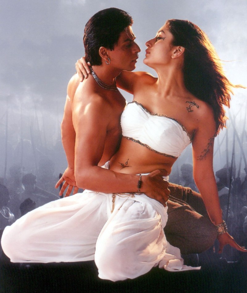 Karina Kapur and Shahrukh Khan