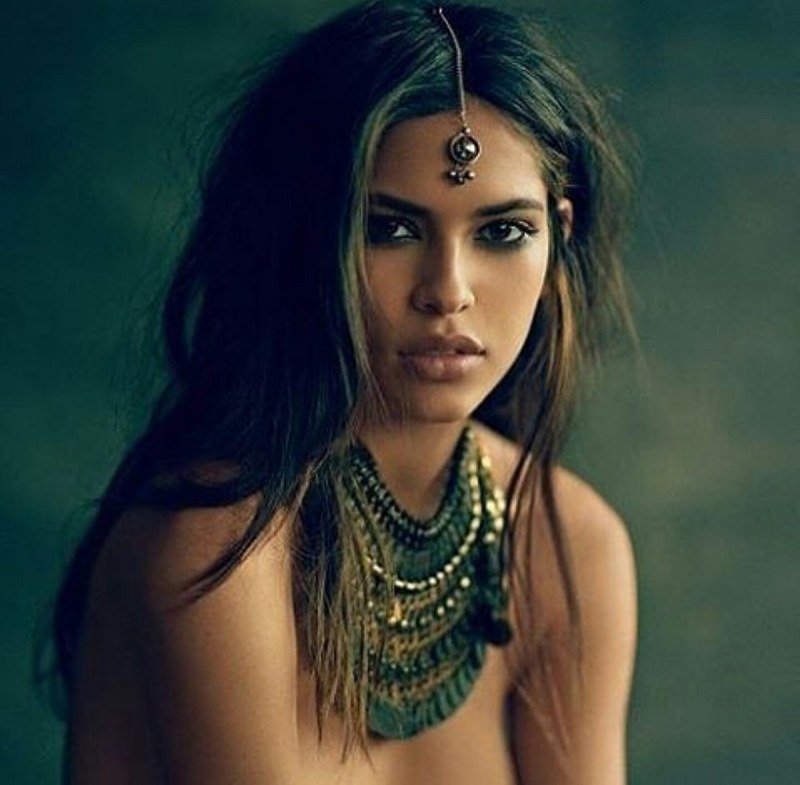 Naked Indian jewelry