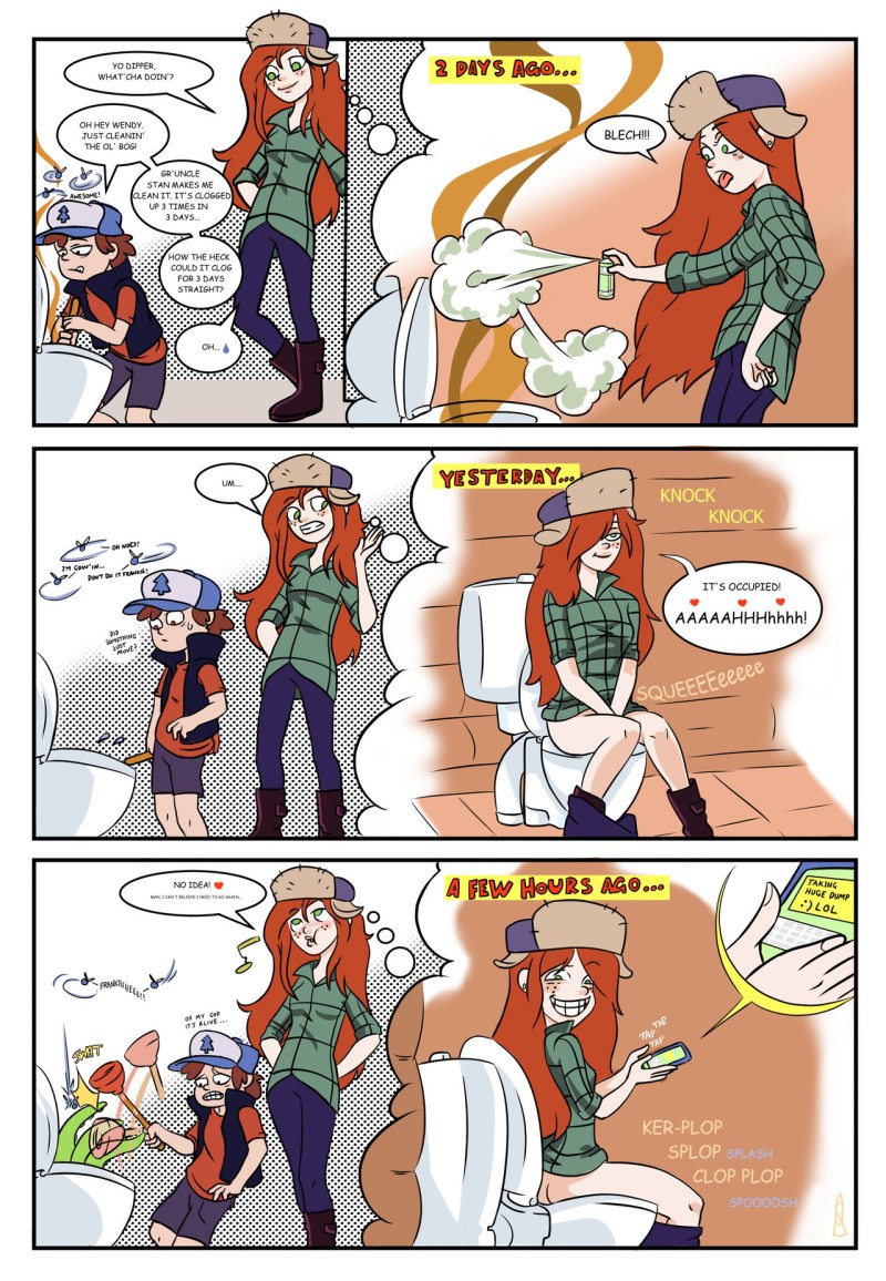 Dipper and Wendy 18 Plus comics