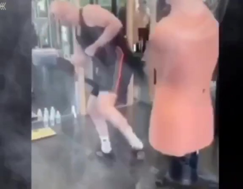 Yana Glushchenko and puppy