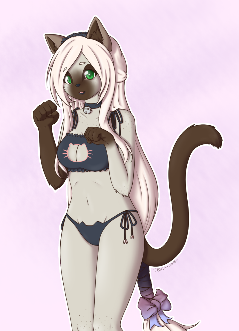 Furry without clothes