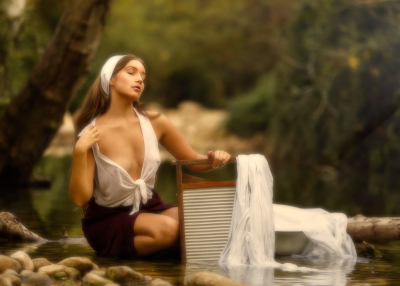 David Dubnitsky in the bathhouse