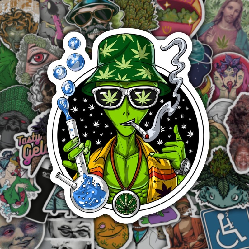 Girl on the background of hemp