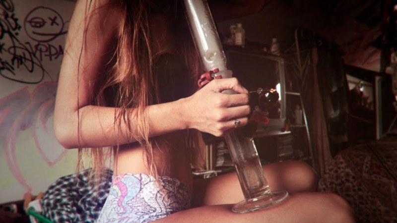 Girl with Bong