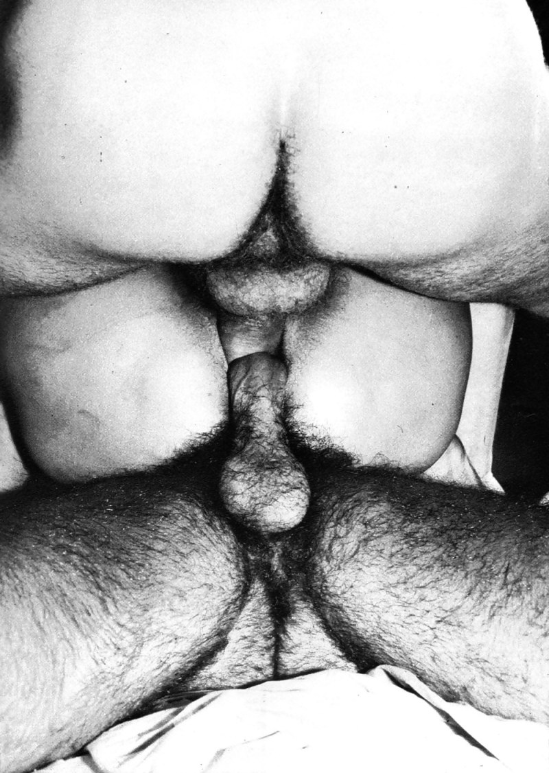 Black white retro anal