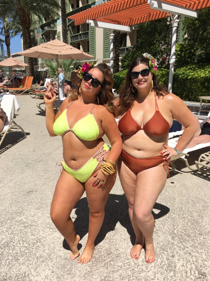 Old bbw in bikini