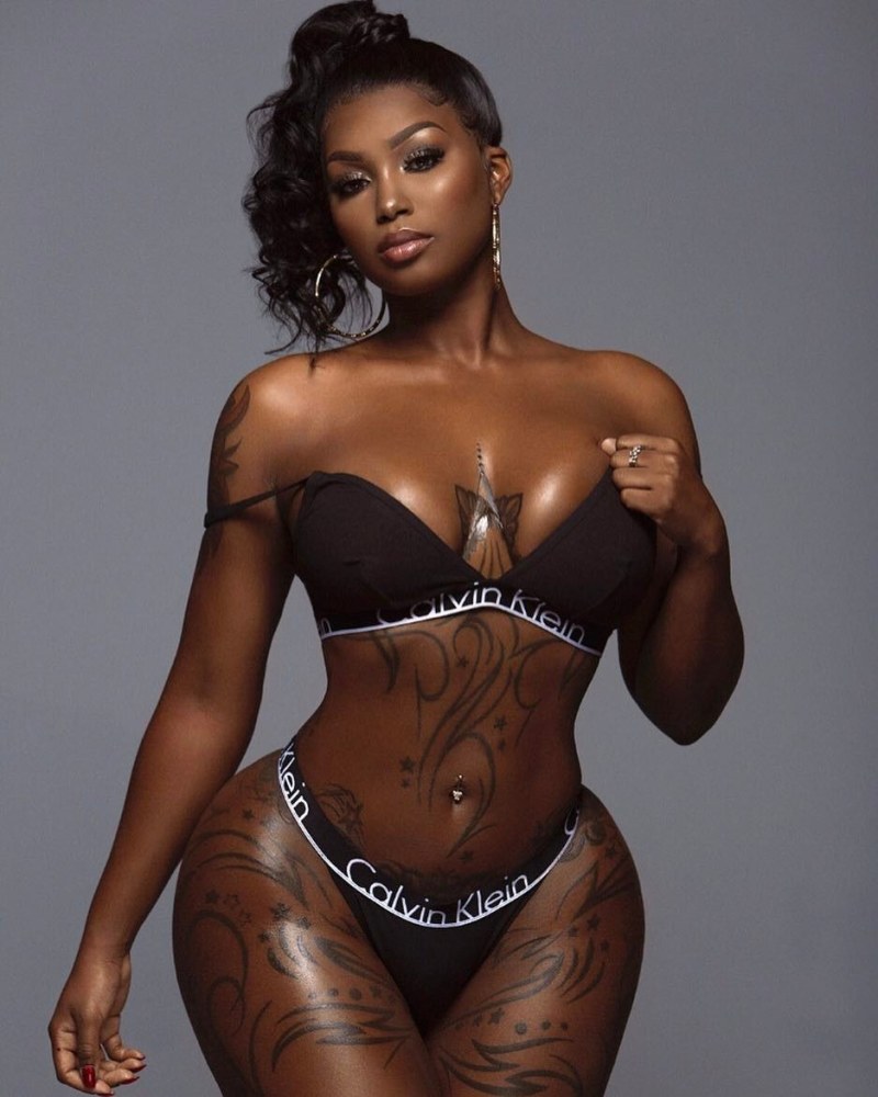 Eboni Mazerati swimsuit