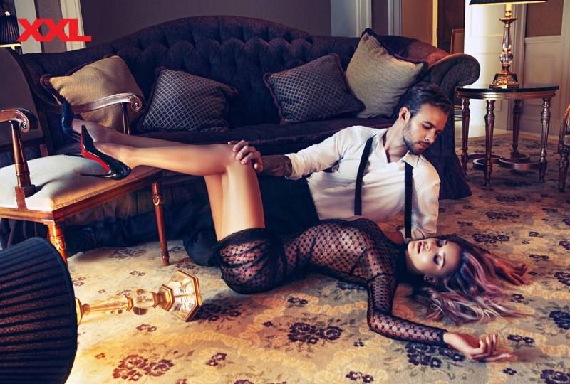 Misha Romanova in the dress