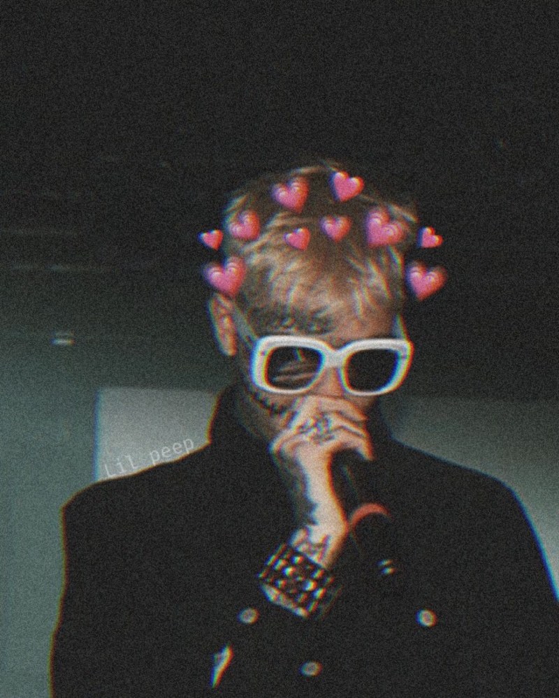 Lil Peep is bald