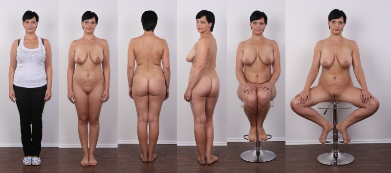 Naked women from different sides