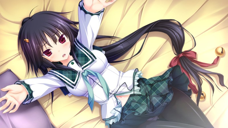 Anime girls of schoolgirls