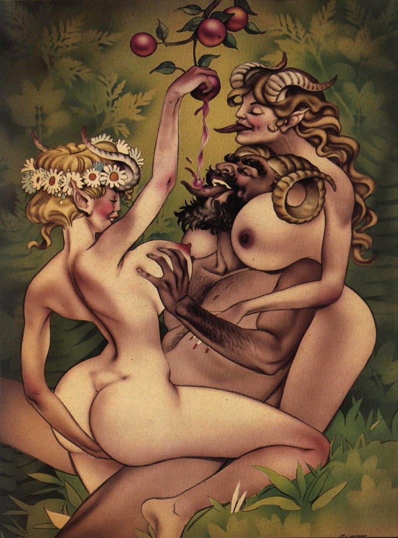 Erotic illustrations of myths