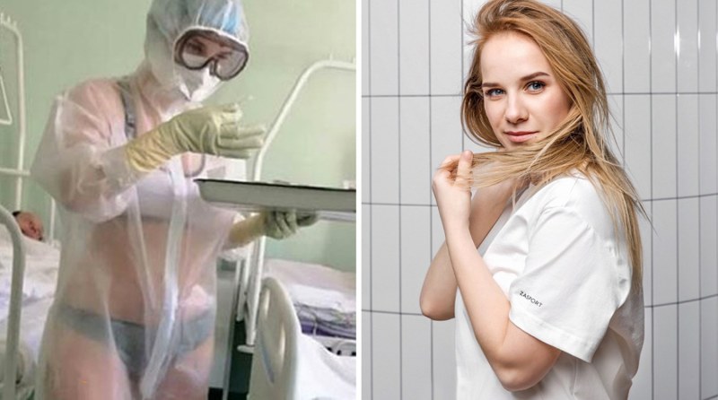 Nadezhda Meikher-granovskaya in a swimsuit