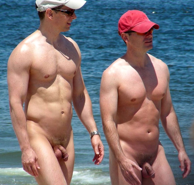 Male nudism. Photo close -up