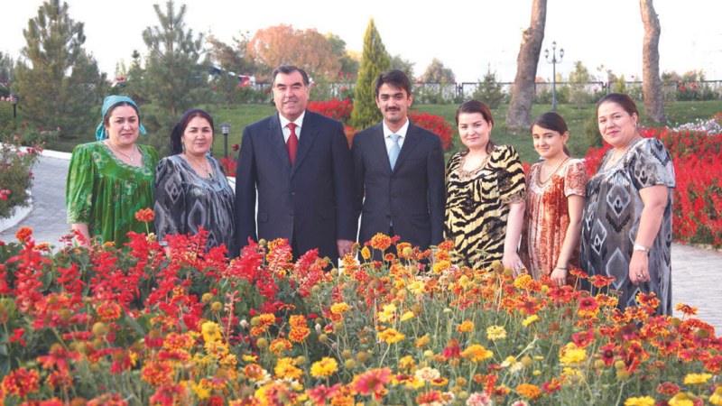 The family of Rakhmonov Emomali