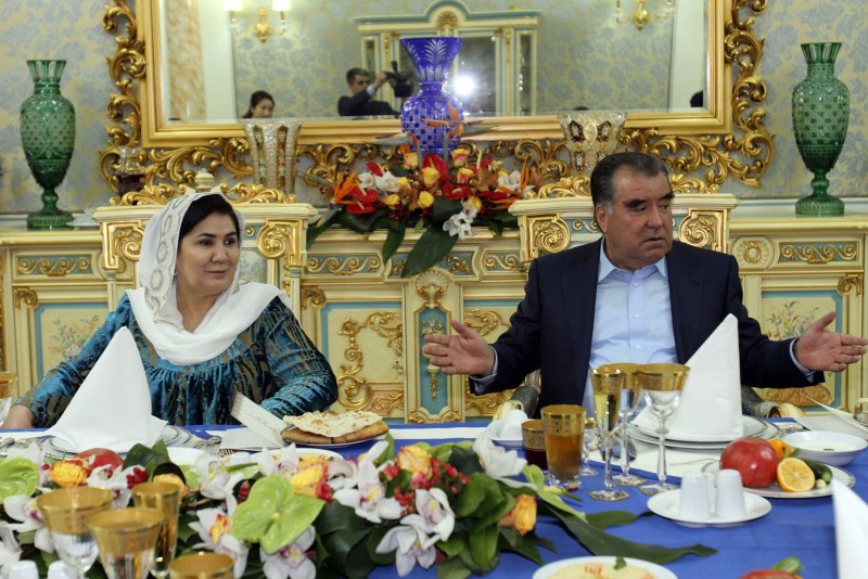 Wife of Tajikistan President Emomali Rakhmonov