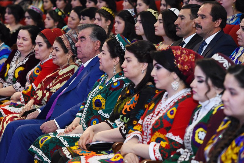 Wife of Tajikistan President Emomali Rakhmonov
