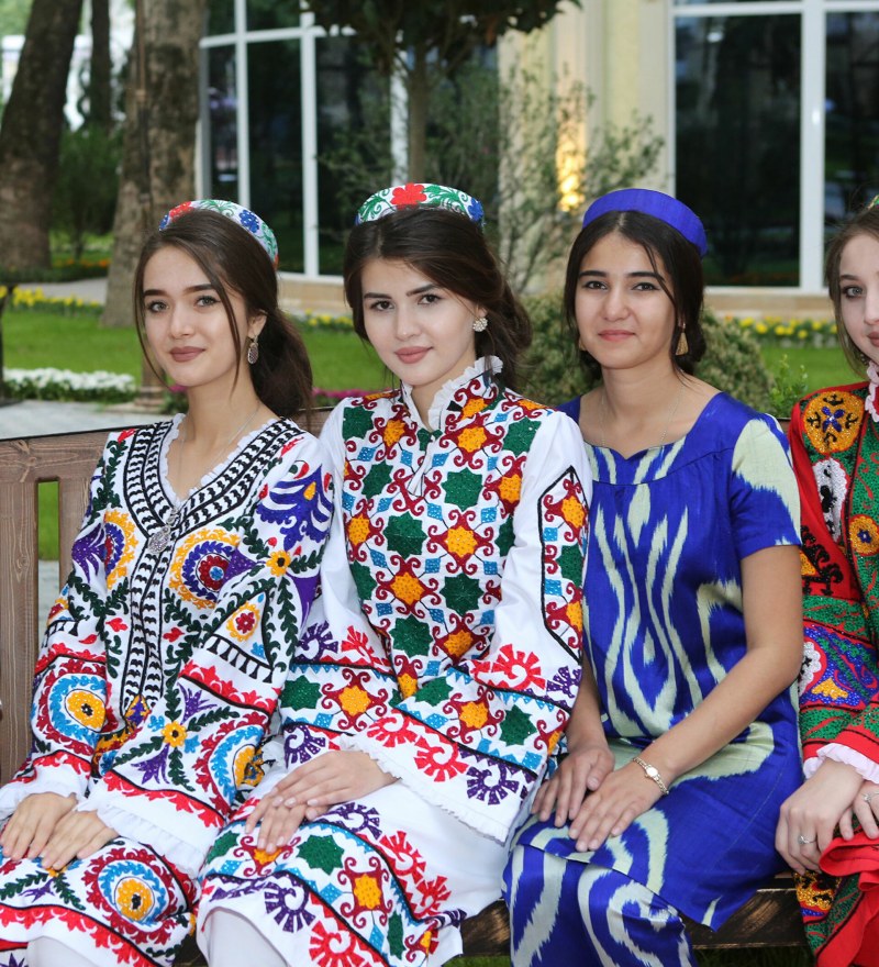 National costume of Chakan Tajikistan