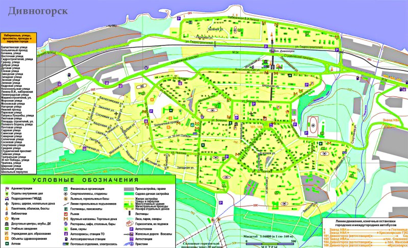 Map of Zheleznogorsk Kursk region