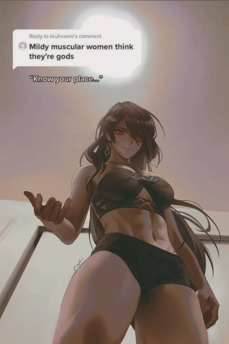 Mildy Muscular Woman Think They're Gods