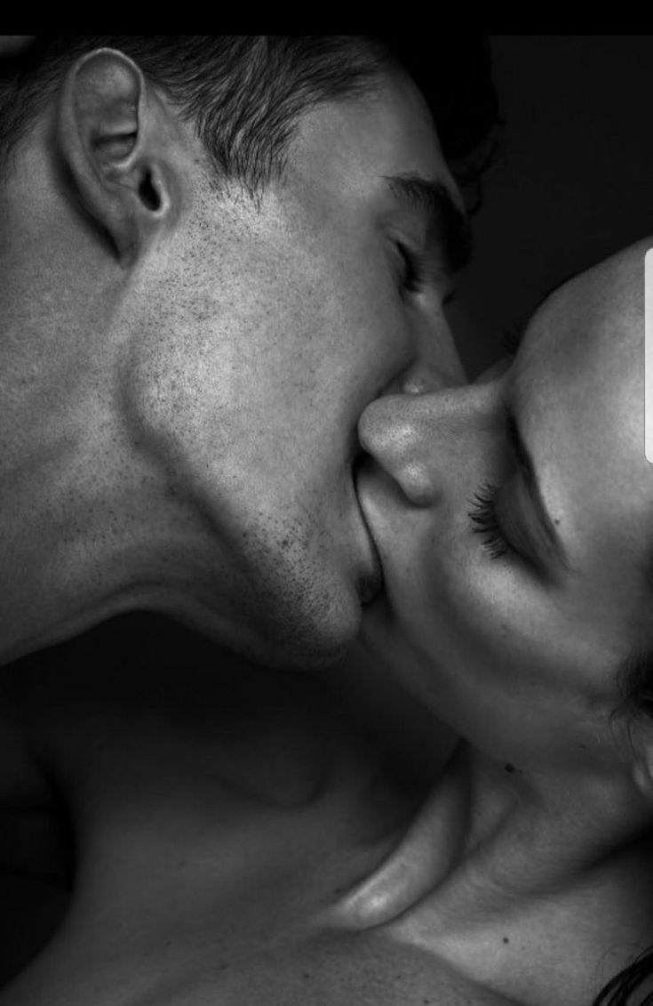 The girl kisses her forehead to mom