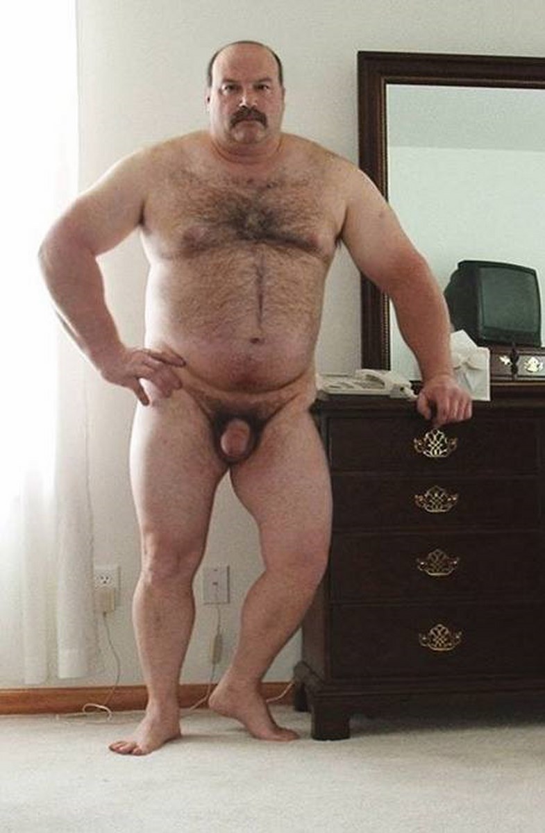 Fat naked men in dresses