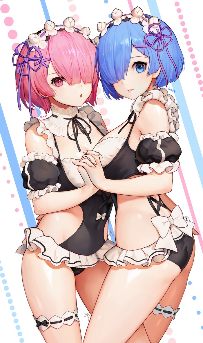 Anime Maid Ram and Ram
