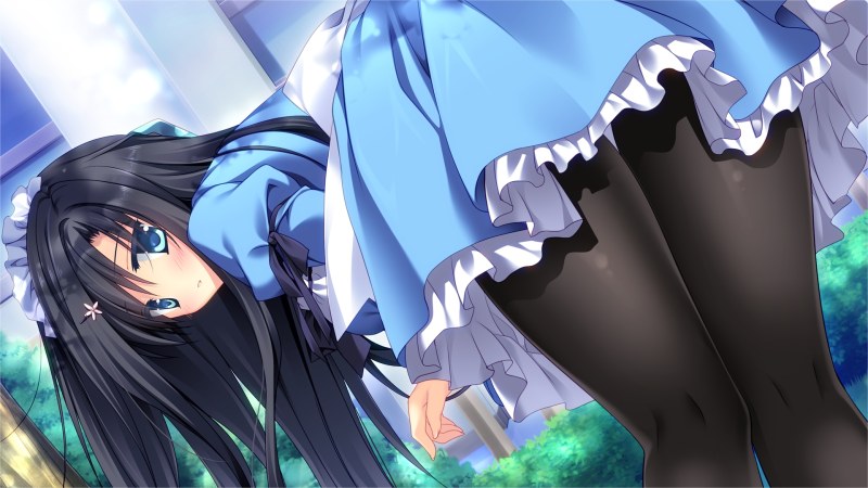 Anime girls in pantyhose