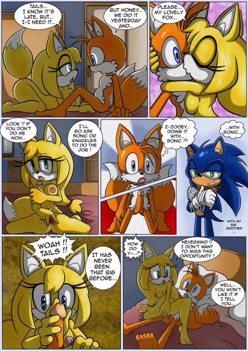 Miles Tails Prower and Rouge The Bat Anaal Hentai GIF