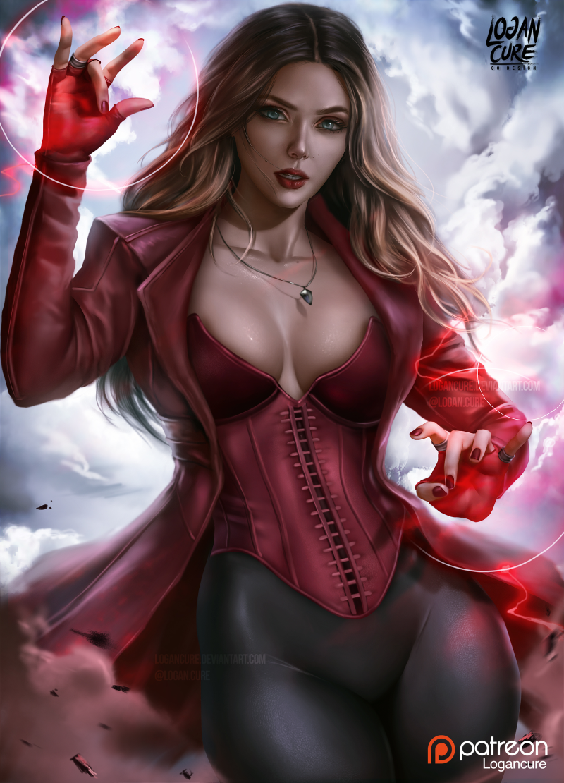 Logan Cure Art Scarlet Witch 18