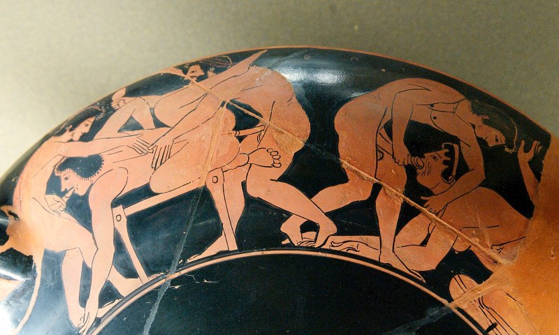 Pornography in the old days with slaves