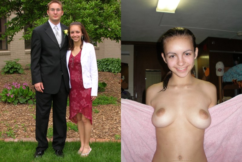 Dressed Undressed Real Natural Girlfriend