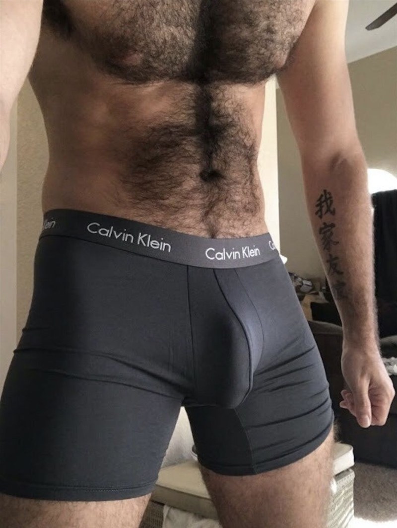 Bulge pumped man