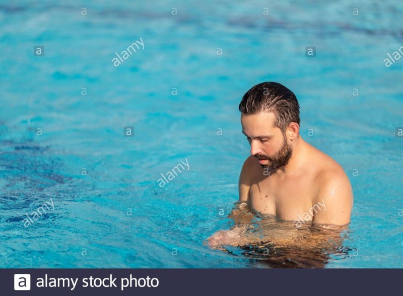 Brooke Shilds Blue Laguna Dude in the Sea