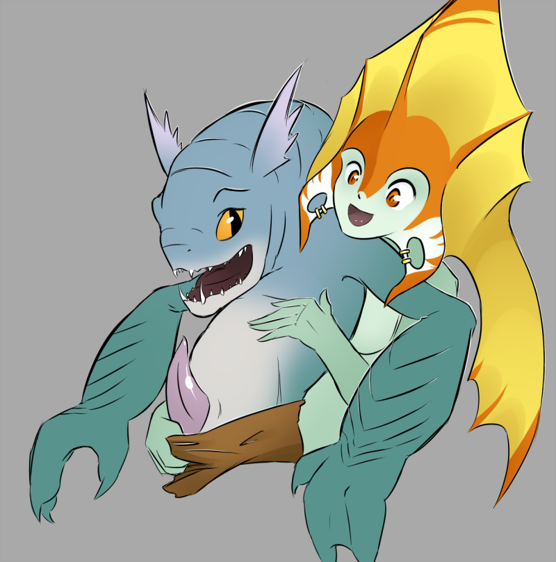 Transformation into lamia hentai