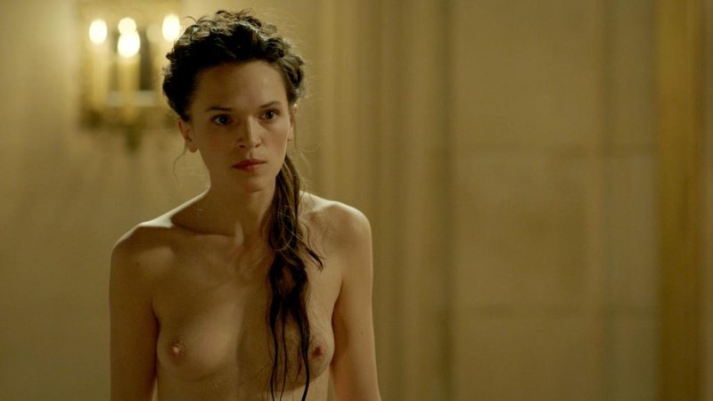Naked Anna Bryster in the series Versailles