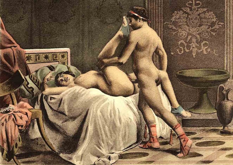 Erotic engravings Agostino Karrachci